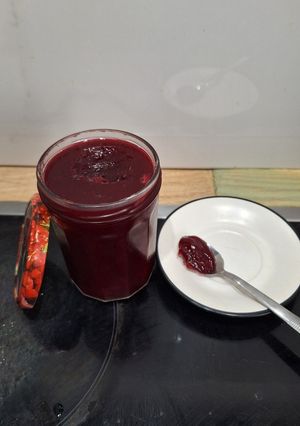 Une photo de Confiture cranberries érable