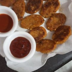 A picture of Vegetable Rice cutlet.