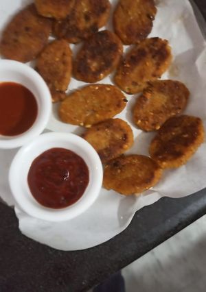 A picture of Vegetable Rice cutlet.