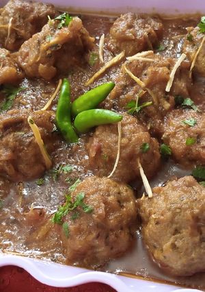 A picture of Kofta Karahi.