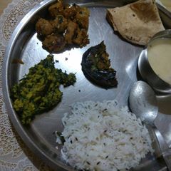 A picture of Lunch thali.