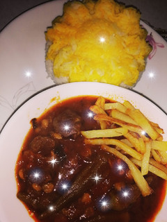 عکسی از دستور خورشت بامیه