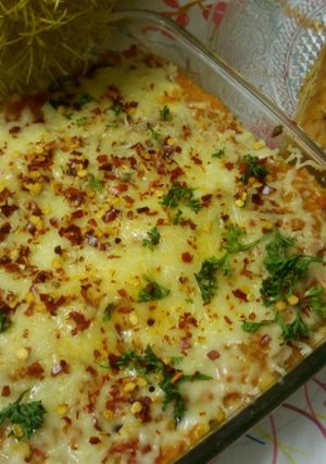 A picture of Cheesy granita.
