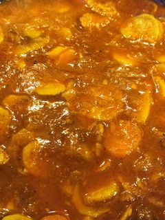 عکسی از دستور خورشت کدو هویج