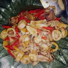 รูปของ Cumi Asin Pedas Manis Simpel