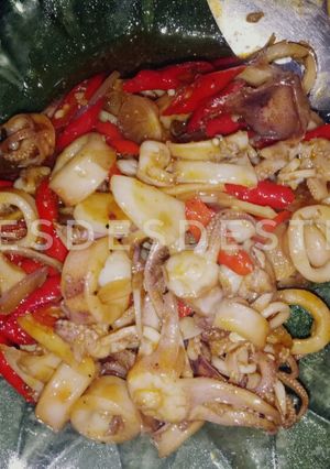 Foto resep Cumi Asin Pedas Manis Simpel