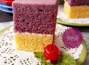 Foto resep 374. Bolu Kukus Talas Berlapis