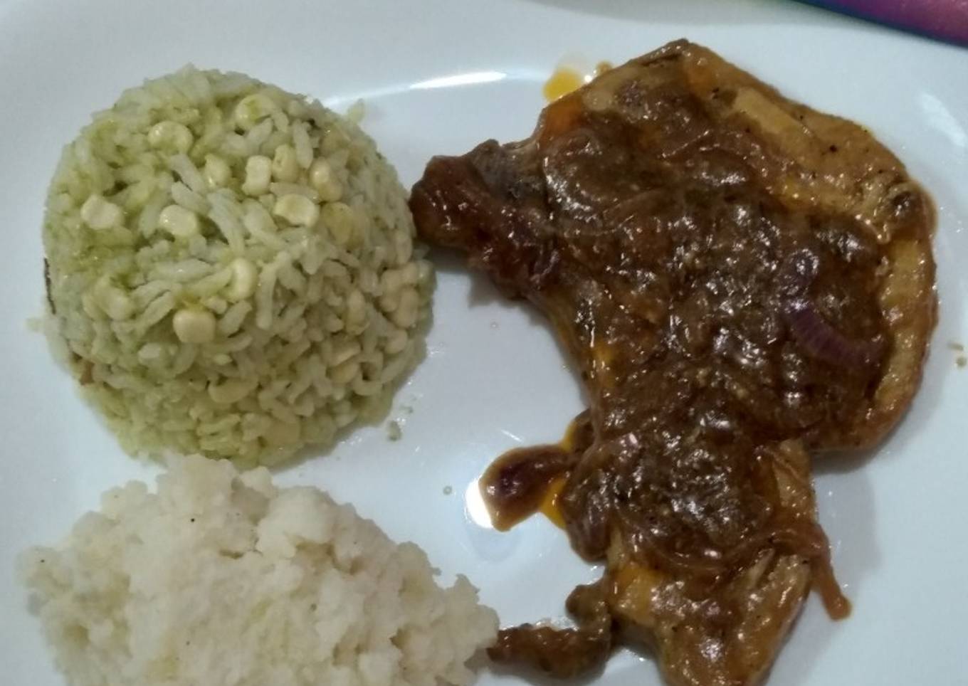 Chuleta de cerdo a la coca-cola