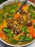 Moroccan Wagyu Beef Meatball Soup