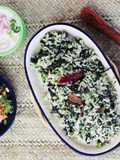Rice and Harve (Amarnthus) Soppu Salad