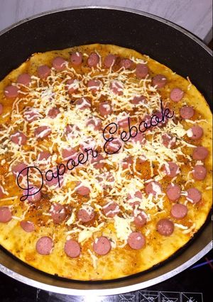 Foto resep 20. Pizza Teflon Praktis (takaran sendok & tanpa telor)