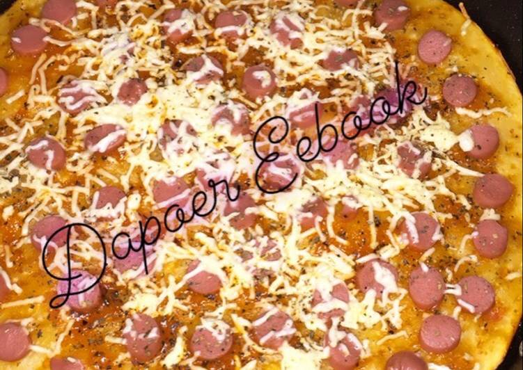 20. Pizza Teflon Praktis (takaran sendok & tanpa telor)