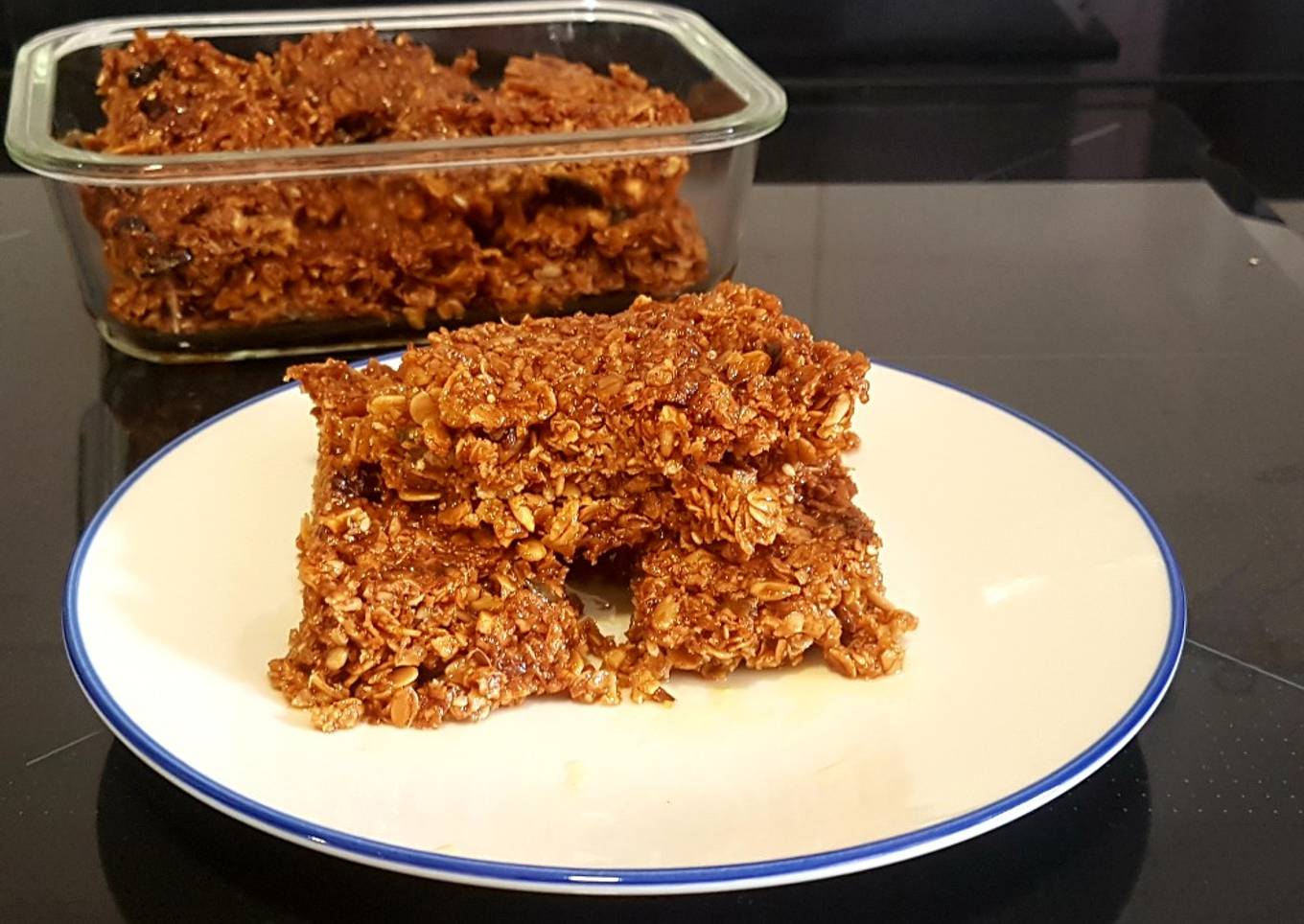 Flapjacks con muesli