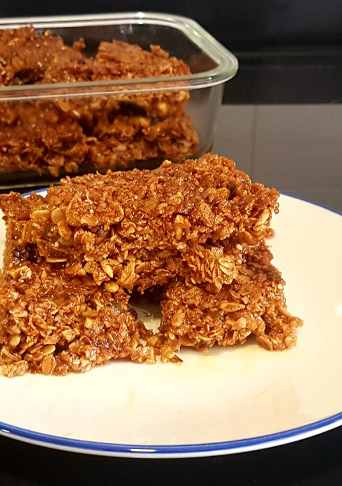 Una foto de Flapjacks con muesli