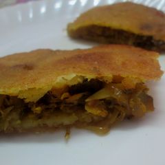 A picture of Fish stuffed Pathal.