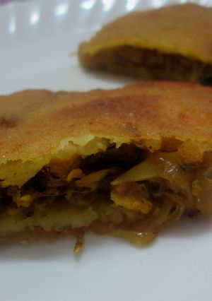 A picture of Fish stuffed Pathal.