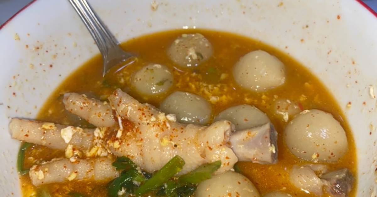 Resep Ceker Cilok Pedas Enak Dan Mudah Cookpad