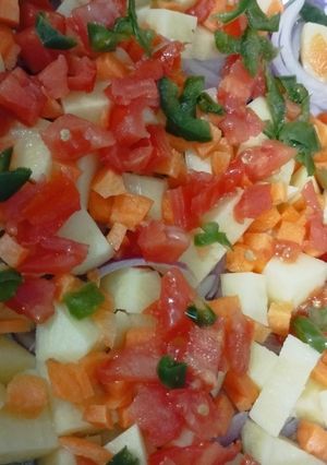عکسی از دستور خوراک سیب زمینی