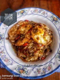 Foto resep Telor ceplok saus tiram