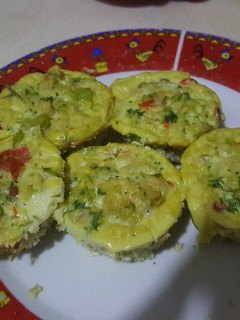 Una foto de Muffin de brócoli y coliflor