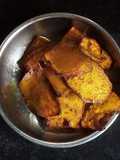 কুমড়ো ভাজা (kumro bhaja recipe in bengali)