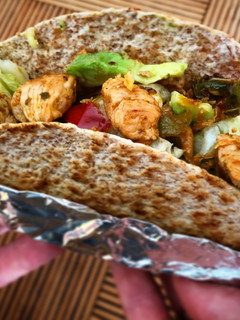 Una foto de Tacos integrales de pavo