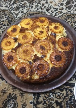 صورة لوصفة كيكة اناناس