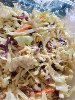 A picture of Cranberry Slaw Salad.