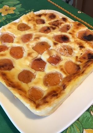 Une photo de Flan aux abricots