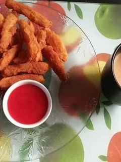 A picture of Crispy fries🍟.
