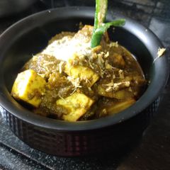 Palak paneer A picture of Palak paneer.