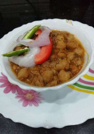A picture of Amritsari Chole.