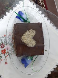 عکسی از دستور کیک یخچالی