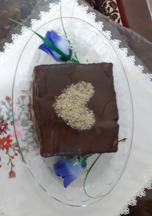 عکسی از دستور کیک یخچالی