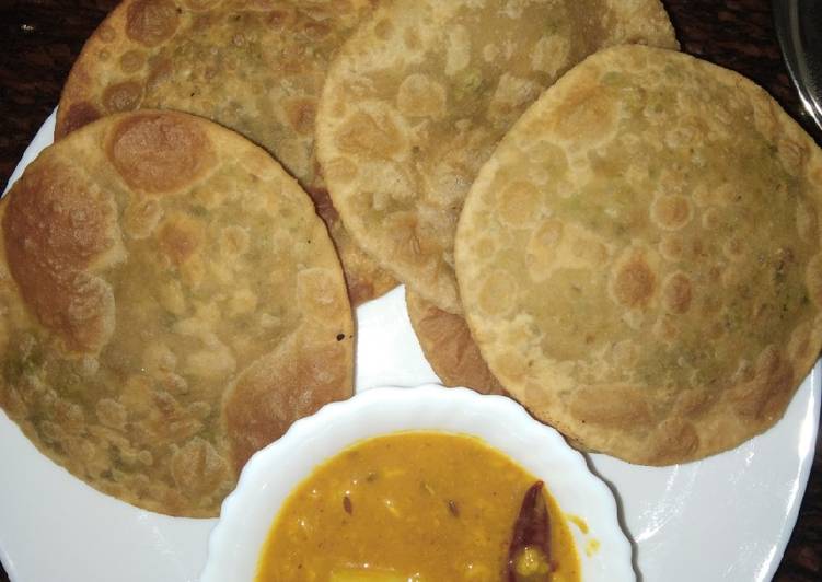 Easiest Way to Make Quick Peas kachori with chana dal