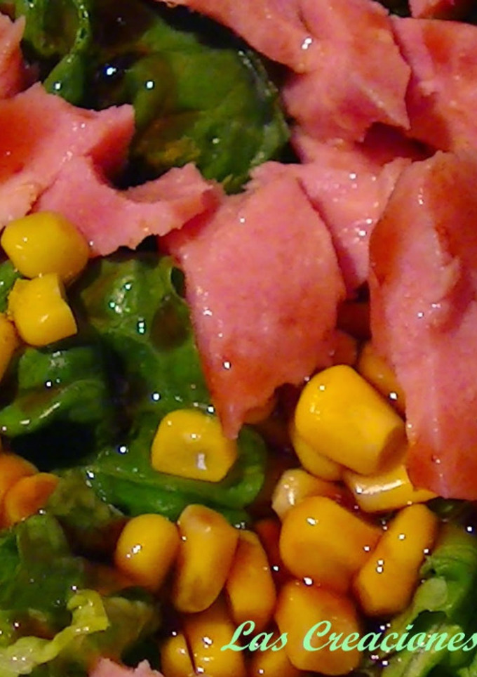 Una foto de Ensalada con balsámico de frambuesa