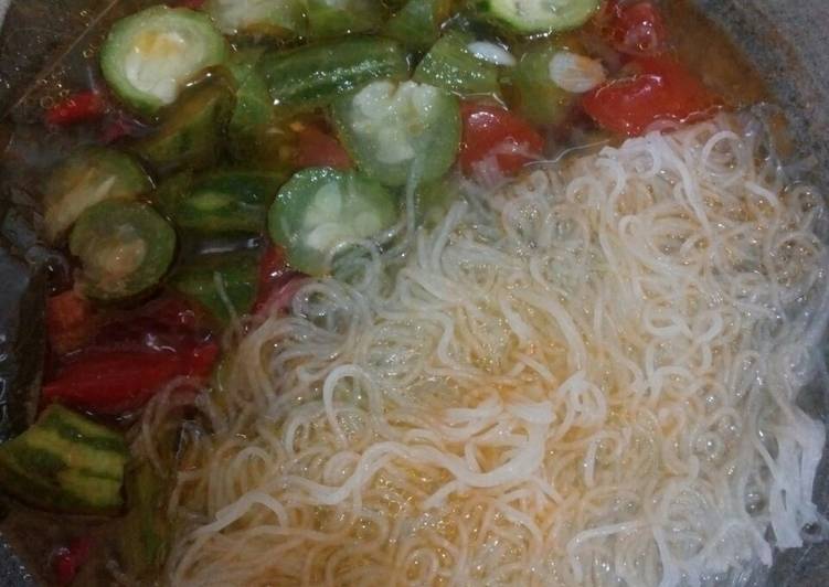 Resep Sayur oyong mix sohun, Lezat