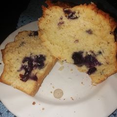 A picture of Blueberry cake #my valentines recipe.