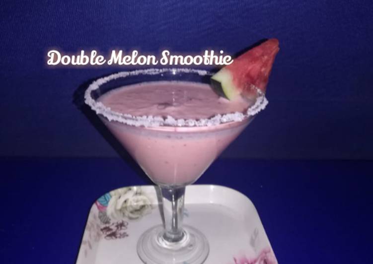 Recipe of Homemade Double Melon Smoothie