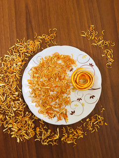 عکسی از دستور خلال و پودر پوست پرتقال