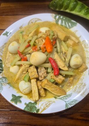 Foto resep Sayur Labu Tahu Telur Puyuh