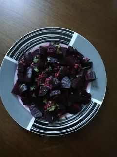 صورة لوصفة سلطة البنجر (الشمندر)