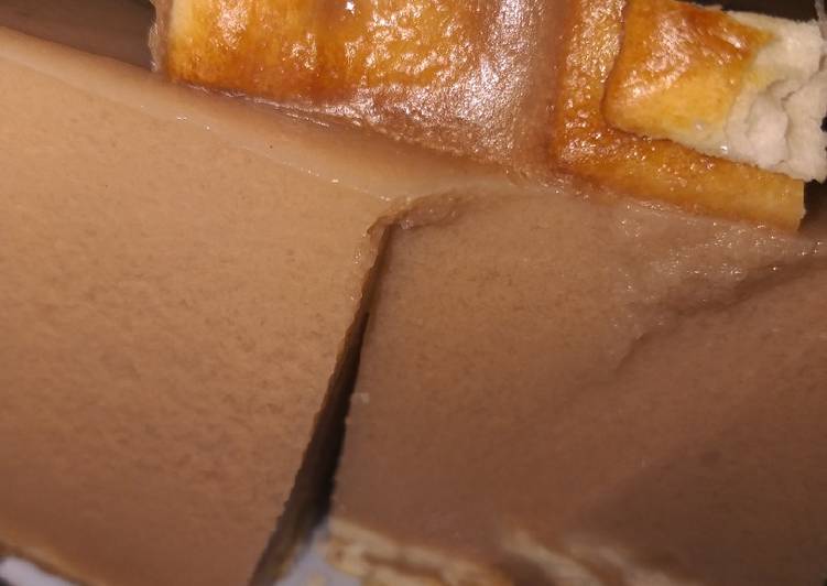 Langkah Mudah untuk Membuat Ini sy namakan puding milo lapis gabing. yang Bisa Manjain Lidah