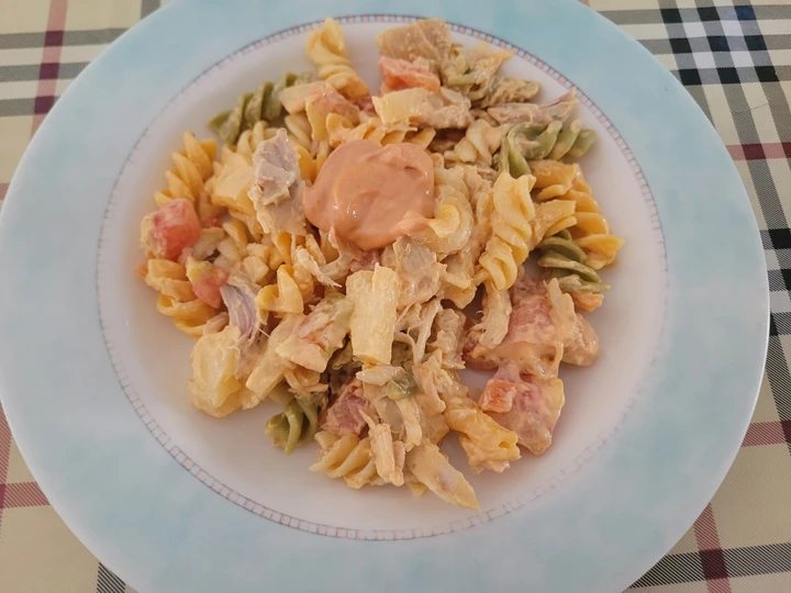 Cómo Hacer Ensalada de pasta de verano de aprovechamiento. RICA RICA  que Delicioso