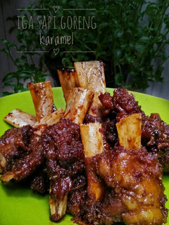 Foto resep Iga sapi goreng karamel
