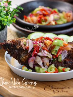 Foto resep Ikan Nila Goreng Sambal Dabu Dabu