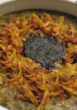 عکسی از دستور آش سبزی شیرازی