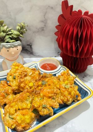 Foto resep Bakwan jagung wortel udang