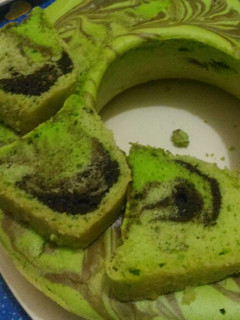 Foto resep Pandan Marble Cake