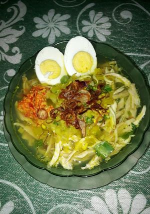 Foto resep Soto lamongan sambel kemiri